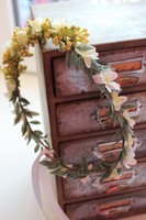 Dianna komunijny kwiatowy wianek na głowę, rozmiar uniwersalny