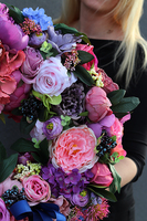 bogaty wianek na drzwi Silviana Renno, śr.46cm