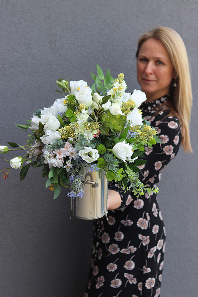 Maestria, szlachetna kompozycja z sukulentami, wys.45cm