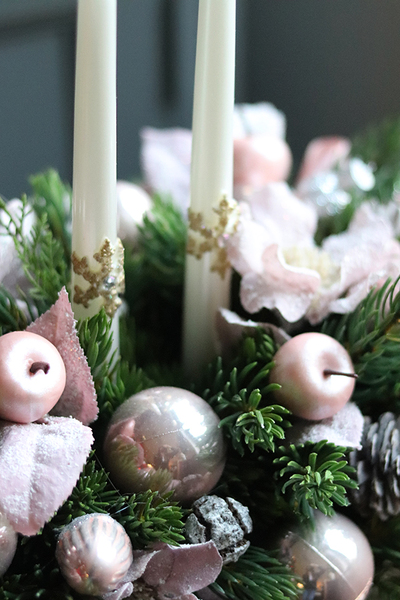 świąteczny stroik, Duży Pudrovy Las, wys. 34cm