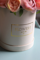 bajeczna kompozycja w pudełku / flowerbox Nenufar 2, wys.22cm