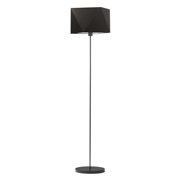 Fidżi, metalowa lampa podłogowa, czarna B, wys.160cm 