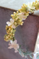 Dianna komunijny kwiatowy wianek na głowę, rozmiar uniwersalny