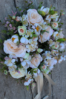 dekoracyjny wianek Ślubny, śr.30cm