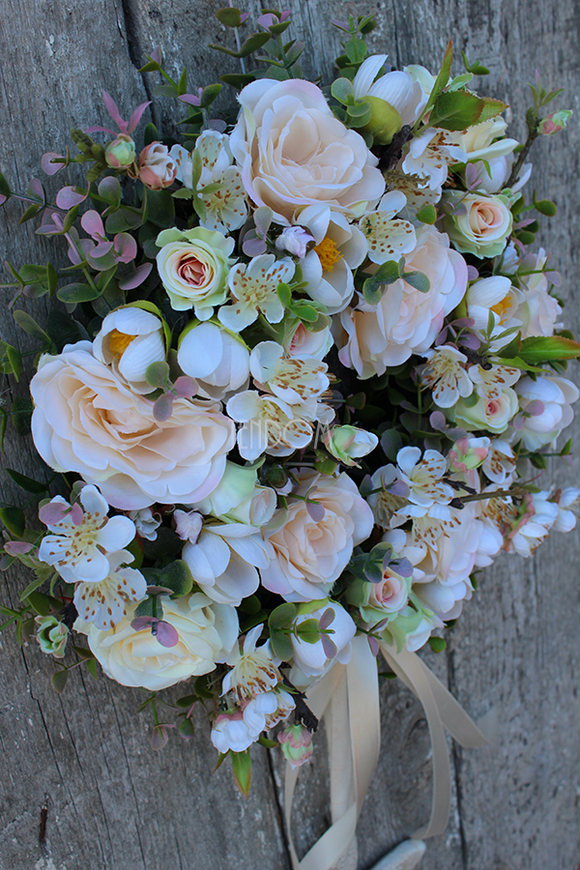 dekoracyjny wianek Ślubny, śr.30cm