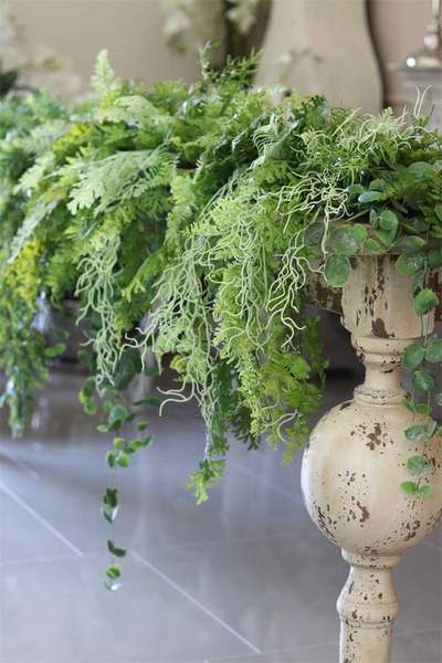 Verona, girlanda z zielonych zwisających pędów, dł.100cm  