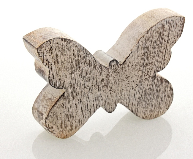 drewniany motylek wiosenny, Vintage, wym.17x12cm