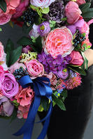 bogaty wianek na drzwi Silviana Renno, śr.46cm