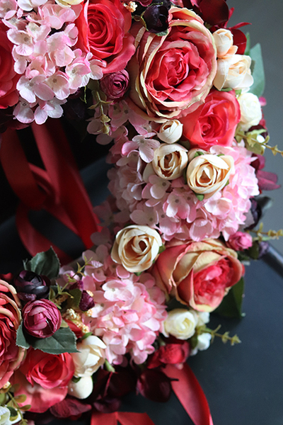 Runna, dekoracyjny wianek na drzwi / stroik na stół, śr. 45cm