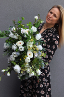 Maestria, szlachetna kompozycja z sukulentami, wys.45cm