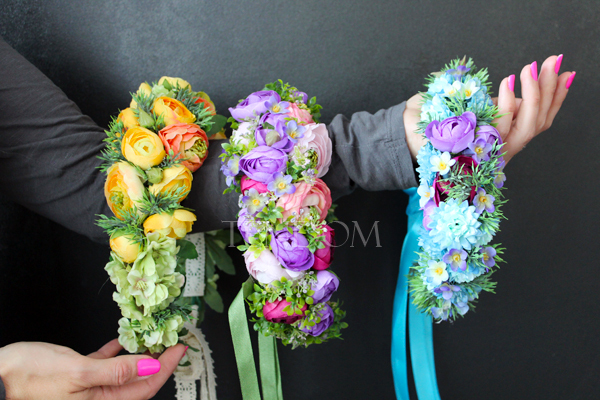 wianek na głowę Violet Flowers, rozmiar uniwersalny, dorosły