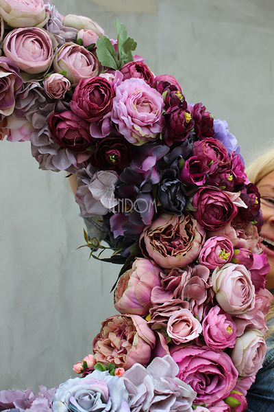 Bella Extra, duży wianek na drzwi, śr.70cm   