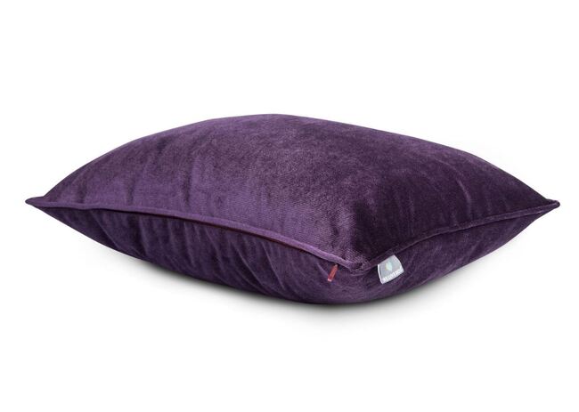 poduszka dekoracyjna welurowa, Velvetia, ciemny fiolet, wym.50x50cm