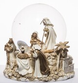 Złota Szopka, bożonarodzeniowa kula śnieżna, wym.15.4x15.7cm