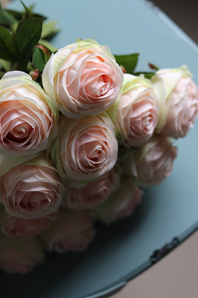 bogaty bukiet róż, Benata, 15szt. dł.75cm