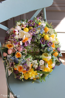 dekoracyjny wianek z jajkami, Wielkanoc na Łące, śr.34cm