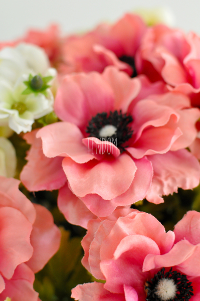 dekoracja kwiatowa Anemony, wys.40cm