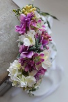 Cissa kwiatowy wianek na głowę, rozmiar uniwersalny