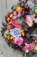 Feria Barw, wianek na drzwi, śr.30cm 