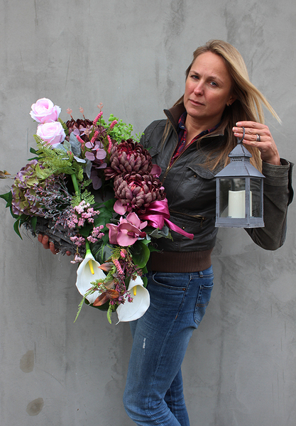 Rellato, elegancka kompozycja nagrobna, wym.30x72x50cm