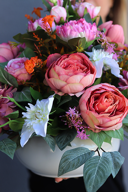 elegancka kompozycja nagrobna Remona, wym.40x48cm 