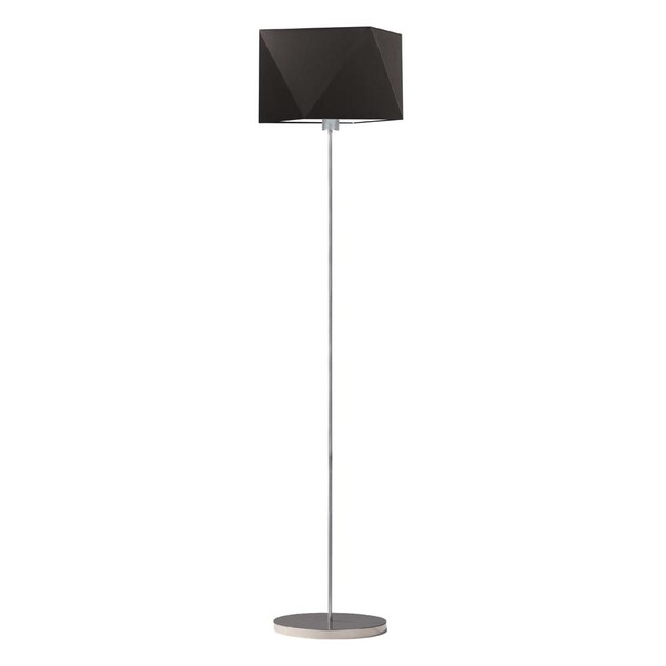 Fidżi, metalowa lampa podłogowa, czarna S, wys.160cm