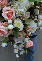 ogromna kompozycja kwiatowa / bukiet Maria Antonina rozm.80x78cm