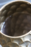 Golden ChristmasTree, złota osłonka metalowa, M, wym.25x27cm