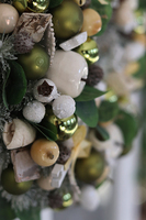 elegancki świąteczny wianek Nostalgiczne Święta, śr.30cm