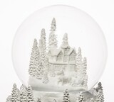 bożonarodzeniowa kula śnieżna / pozytywka, Biały Las, wym.15x13cm