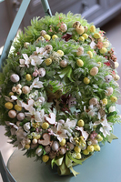 Radość Wiosny 2, wielkanocny asymetryczny wianek, śr.30cm 