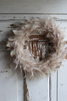 Bird A, wielkanocny wianek z piórami, śr.30cm