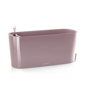 Delta 20, podłużna donica z nawadnianiem, fioletowa, wym.18x40x15cm