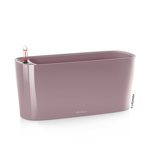 Delta 20, podłużna donica z nawadnianiem, fioletowa, wym.18x40x15cm