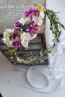 Cissa kwiatowy wianek na głowę, rozmiar uniwersalny