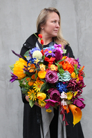 Jesienna Aura kompozycja kwiatowa nagrobna, wym.50x45x38cm   