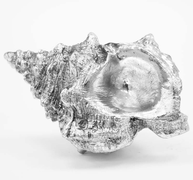 figurka muszla, Silvershell 2, wym.7x13x9cm