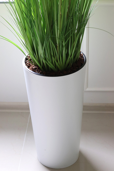 efektowna kompozycja ze sztucznych traw, Papirus Ordonia White, wys.164cm