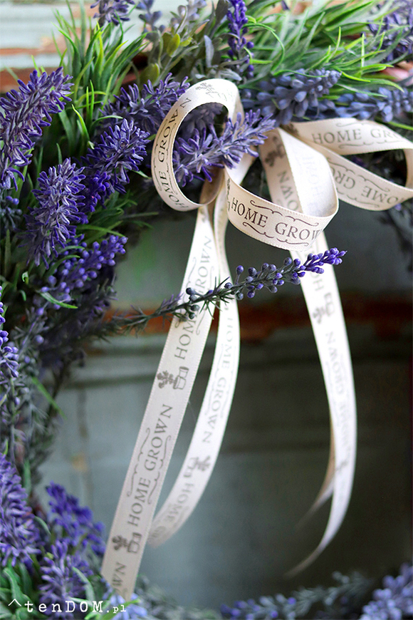 dekoracyjny wianek z lawendą, Lavender Home, śr.38cm  