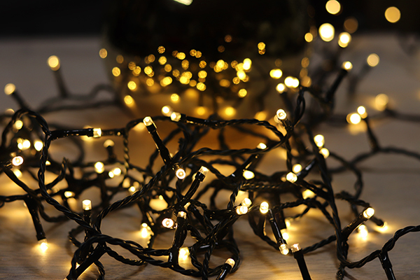 Christmas Lights, lampki choinkowe LED 200 diod, szeregowe