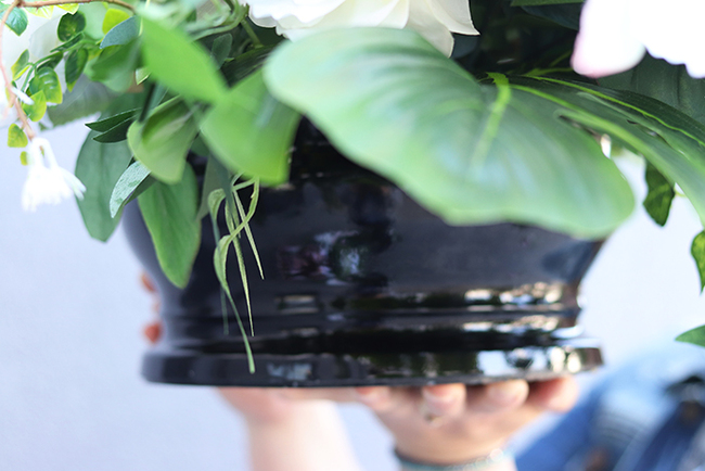 Mirar, kompozycja kwiatowa / dekoracja nagrobna, wys.45cm 