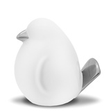 Bird Silver, figurka glamour, wym.9,5x7,5x9,5cm