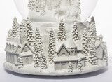 bożonarodzeniowa kula śnieżna / pozytywka, Biały Las, wym.15x13cm
