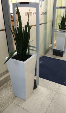 Fiberglass Fiber donica Camila White 30x67cm