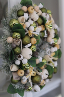 elegancki świąteczny wianek Nostalgiczne Święta, śr.30cm