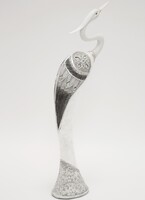 Czapla Etno, figurka glamour, wys.53cm