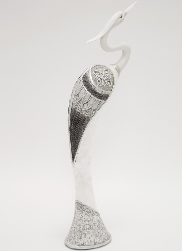 Czapla Etno, figurka glamour, wys.53cm