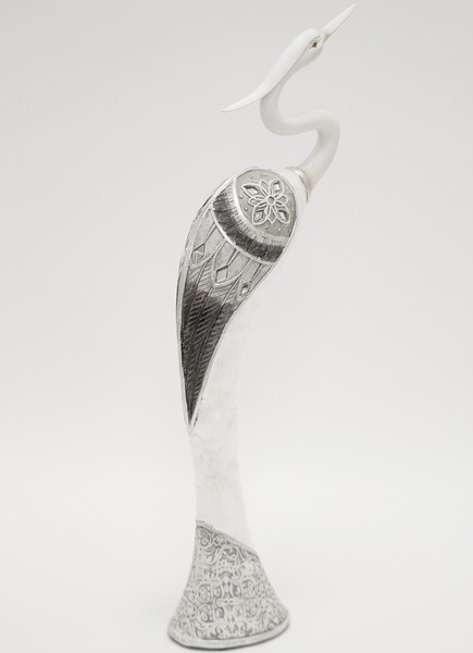 Czapla Etno, figurka glamour, wys.53cm