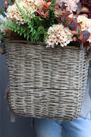 bogaty kosz z jesiennymi kwiatami, Premium Dekoro, wys.73cm   