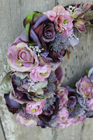 Pastelowa Nostalgia, elegancki wianek, śr.38cm 